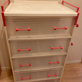 衣装ケース差し上げます　ピンクの画像