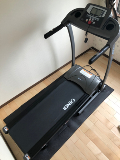 ルームランナー　ランニングマシン　イグニオ　トレッドミル　マット付き　R16S