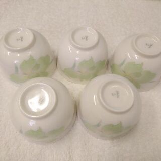 緑茶湯飲み５個セットの画像