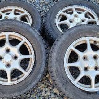 値下げ❗三菱純正ホイールスタッドレス155/70R13