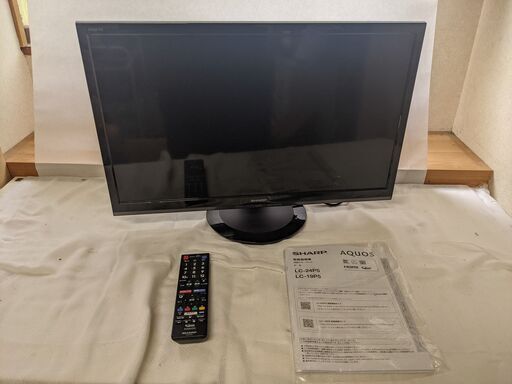 AQUOS アクオス　24型　LC-24P5-B LEDバックライト搭載デジタルハイビジョン液晶テレビ