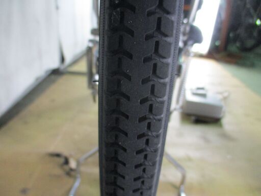 ★限定特価中古電動自転車　美品★Ｂ466　パナソニック　リチウムVIVIDX　シルバー　8.9Ah　バッテリー新品【26インチ】