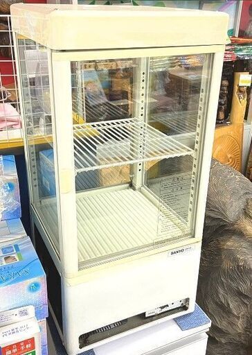 1/12サンヨー/SANYO 卓上冷蔵ショーケース SMR-61B 冷蔵庫 42L