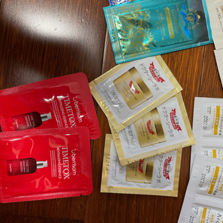いろいろなメーカーの試供品です。の画像