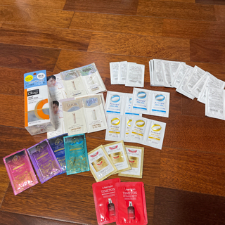 いろいろなメーカーの試供品です。