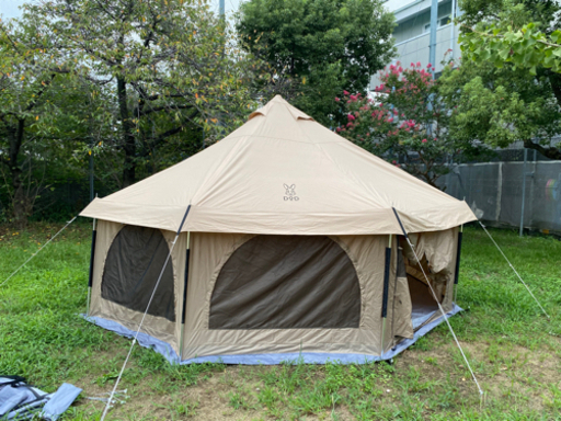 DODタケノコテント　専用グランドシート付き