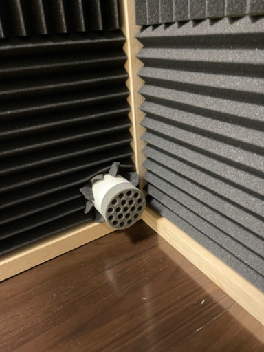 【無駄吠え対策】換気機能付き 子犬用 防音ゲージ (自作・未使用)