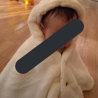 くまみみポンチョ60～80サイズの画像