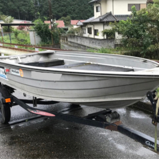 中古艇オーストラリア製アルミボートの画像