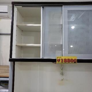 【発送出来ません】食器棚 ヴィンテージ ワイド食器棚 GREACK(グリック) 2色対応 幅122.6cmの通販