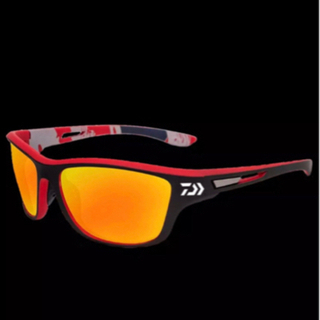 【値下げ】Daiwa 偏光サングラス　ミラーレッドの画像