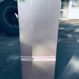 1139番 シャープ✨ノンフロン冷凍冷蔵庫✨SJ-17W-P‼️