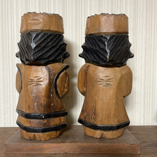 アイヌ 夫婦彫り　ニポポの画像