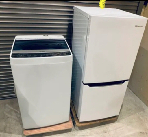 新生活応援！中古家電2点セット【冷蔵庫+洗濯機】【地域限定　名古屋市近郊他　配送・設置無料】 小型 家電 セット 一人暮らし向け リユ