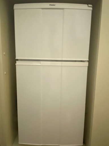 冷蔵庫　haier 2ドア式冷蔵庫　左開き