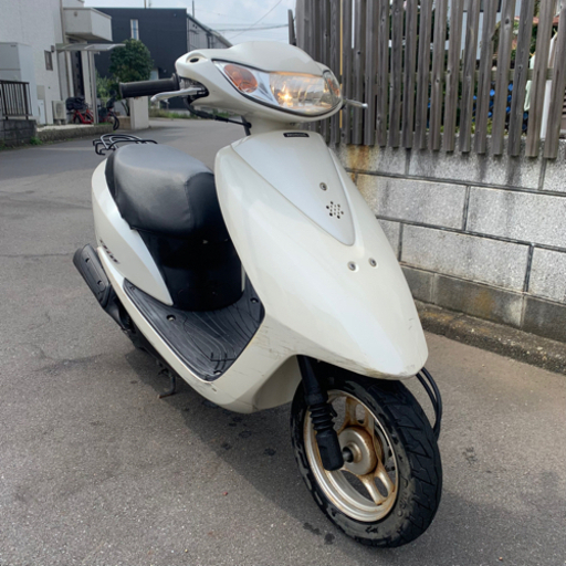 【高年式】ホンダ・ディオ AF68 インジェクション ホワイト！千葉県柏市から格安配送可能！HONDA DIO 原付！即日納車！4スト即乗り出し可能