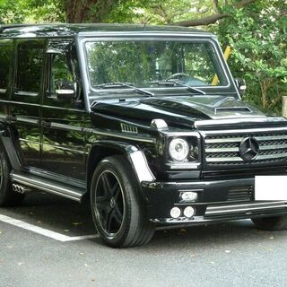 2004年 メルセデス・ベンツ AMG G55ロング 4WD AMG20AW 革 サンルーフ 社外ナビ フルセグ　HIDヘッドライト　シートヒーター　バックカメラ　15592の画像