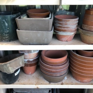 【引取限定】約140点　豆鉢　盆栽鉢　植木鉢　ミニ盆栽　陶器　園...