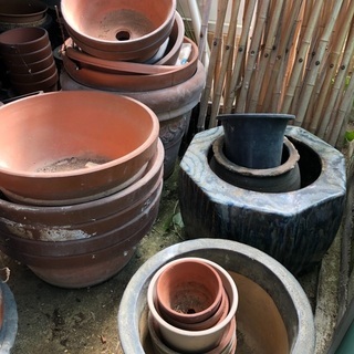 【引取限定】約140点　豆鉢　盆栽鉢　植木鉢　ミニ盆栽　陶器　園芸　小鉢　盆景の画像