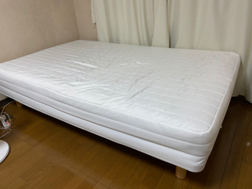 無印　脚付きマットレス　セミダブル