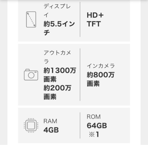 スマートフォンSONY Xperia 