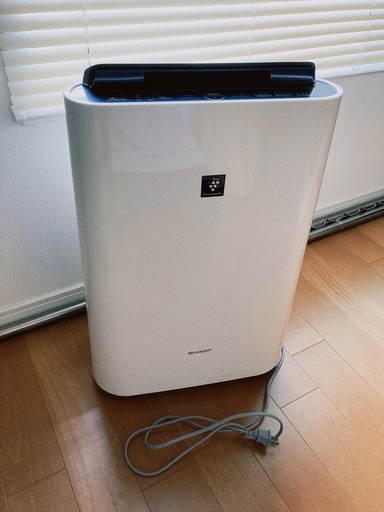【シャープ】加湿空気清浄機 KC-D50-W 床置・卓上兼用型 高濃度プラズマクラスター