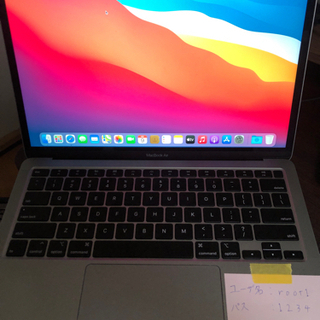 【値下げ】2020 intel MacBookAir 16GBメ...