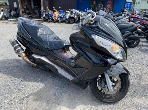 ★お支払い総額 7.8万円★ スズキ スカイウェイブ250 CJ44A カスタム多数♪ 社外マフラー LEDテール、ウインカー マスク！等 カスタムビッグお探しの方！ 関東圏内即日配送可能です！
