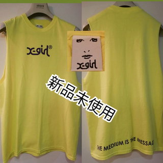 新品未使用匿名配送x-girlデザインシャツカットソーTシャツイ...