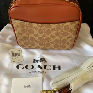 coachショルダーバッグの画像