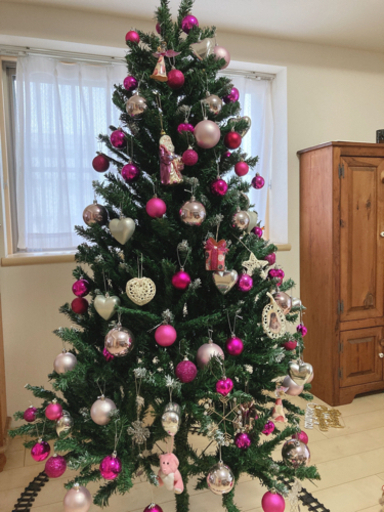 クリスマスツリー180センチとオーナメント