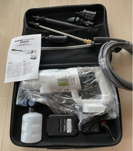 充電式コードレス高圧洗浄機（新品未使用）