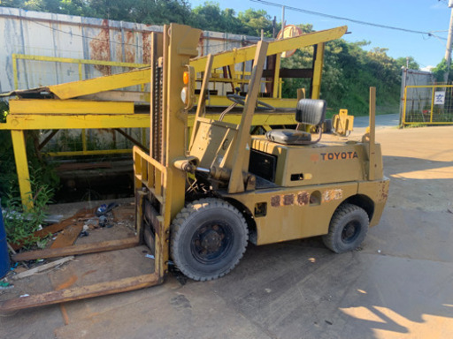 決まりました。オープンフォークリフト