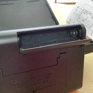 ギター チューナ ケースと説明書付きの画像