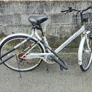 サーフボードキャリア付き自転車