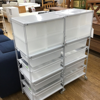 KI-82【ご来店頂ける方限定】無印良品 スチールユニットシェルフ