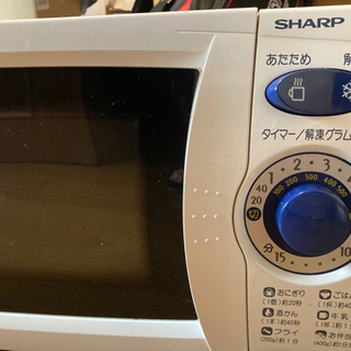 SHARP電子レンジの画像