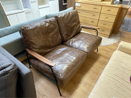 【リサイクルサービス八光　田上店　配達・設置OK】アンセム ソファ ブラウン