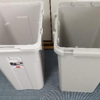 【取引中】45L ニトリのゴミ箱 × 2（室内利用、破損なし、大...