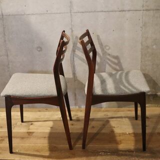 ダイニングチェア2脚デンマーク製 デンマーク製のVestervig Eriksen