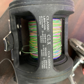 中古のリール3つ処分の画像