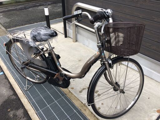 地域限定送料無料　ヤマハ　パス　ナチュラ　新基準　子供乗せ　8,7AH　ゴールド　アシスタ　ビビ　神戸市　電動自転車　