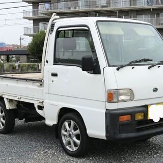 サンバー★4WD/ 5MT/ エアコン付き！車検付き！