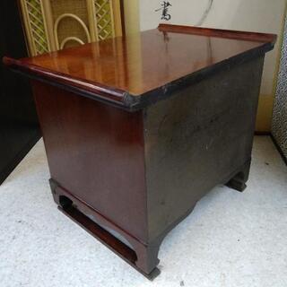 李朝家具　アンティークキャビネット　未使用品　57×40×57の画像
