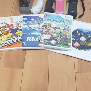 差し上げます。wii本体+ソフト