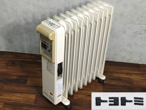 ⭕⭕⭕PN1/56　トヨトミ EOH-1302M オイルヒーター 3～8畳用 中古 暖房機器 動作確認済み 10枚フィン ② 幅575×高さ645×奥行160(270)mm⭕⭕⭕