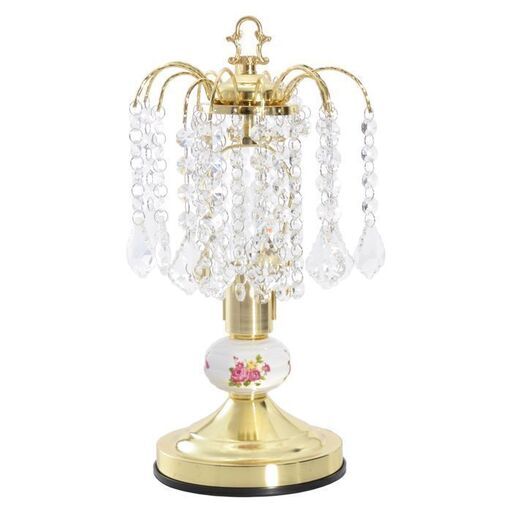 ★新品・展示品★　クリスタルタッチランプ　シャンデリアテーブルランプ　姫系