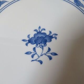 無料！ １２月処分　お早めに　大きな和皿　直径２７cm　藍　小田窯　陶器特集の画像