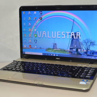 中古ノートパソコン Windows10+office 大容量HDD640GB NEC LS150/F Pentium/4GB/15.6インチ/HDMI/無線/DVDマルチ/テンキー/便利なソフト