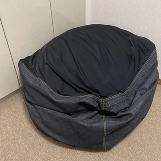 無印良品 人をダメにするソファ デニムカバー付 ビーズクッション